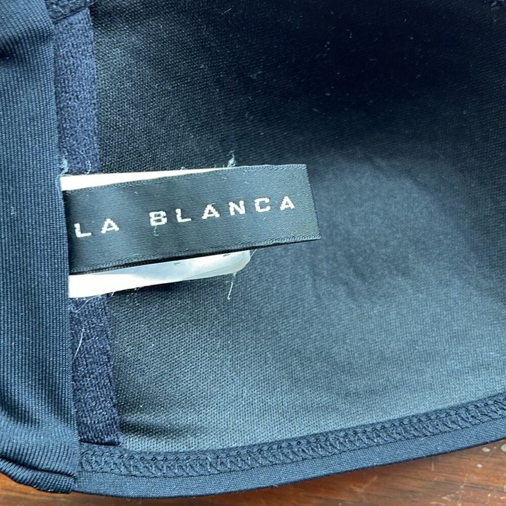 La Blanca tie back strapless bandeau bikini top sz 6 - Picture 5 of 5